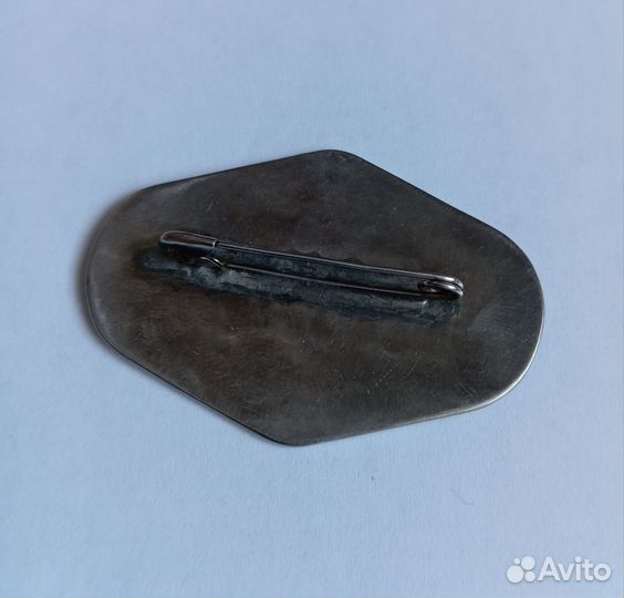 Знак жетон пропуск крановщик Душкина 1957 г