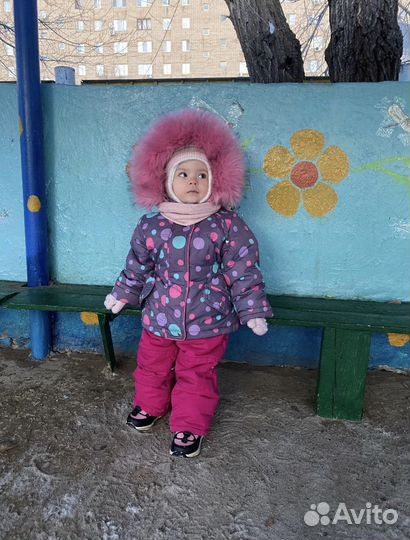 Комбинезон зимний для девочки
