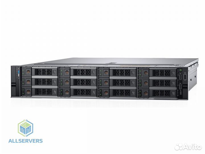 Сервер Dell R740xd 12LFF+2LFF 2xPlat 8260 384GB
