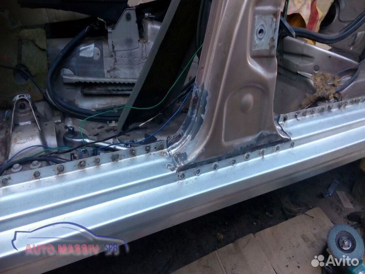 Ремонтные пороги Lexus LS 3 дорест