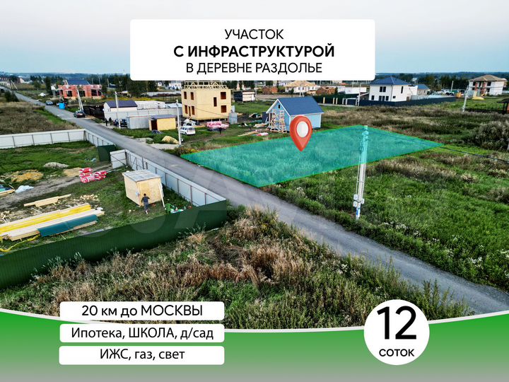 Участок 12,5 сот. (ИЖС)