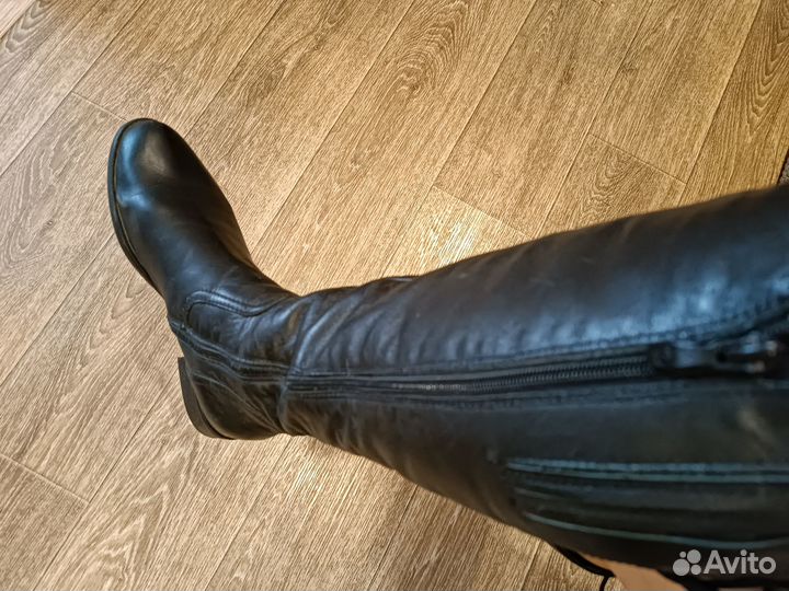 Сапоги женские натуральная кожа 37