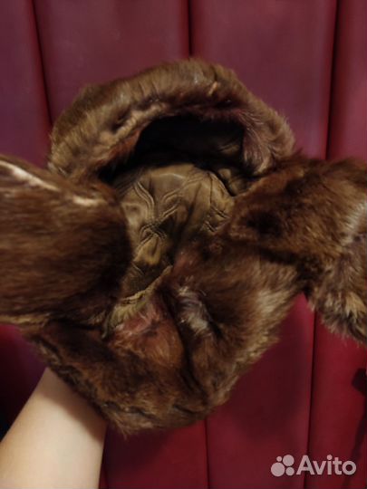 Шапка зимняя ушанка, винтаж. 70-е 80-е СССР