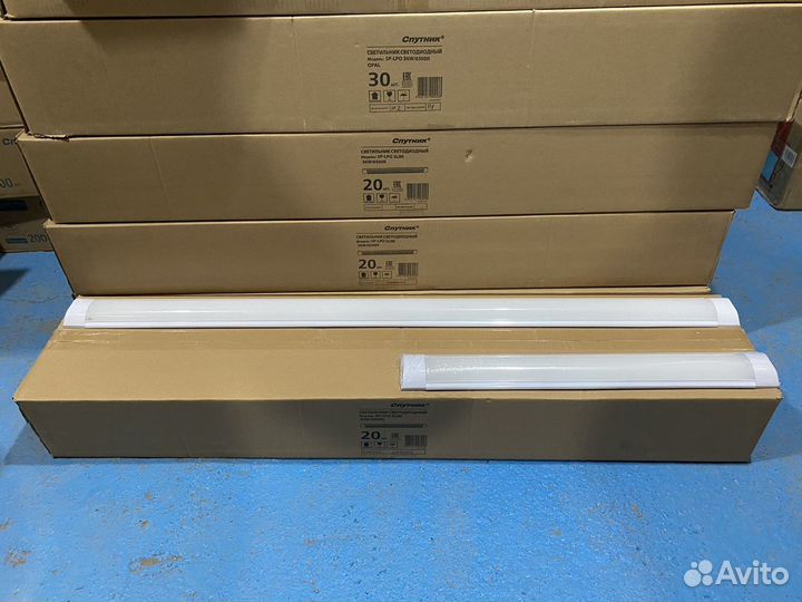Светодиодный светильник линейный 36вт 4500к