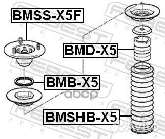 Опора амортизатора BMW X5(E53) пер. bmss-X5F