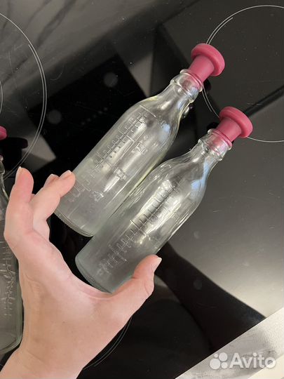 Бутылка стеклянная для грудного молока