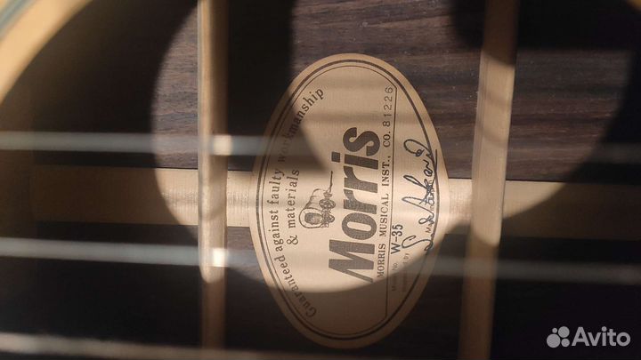 Акустическая гитара Morris w-35 Япония