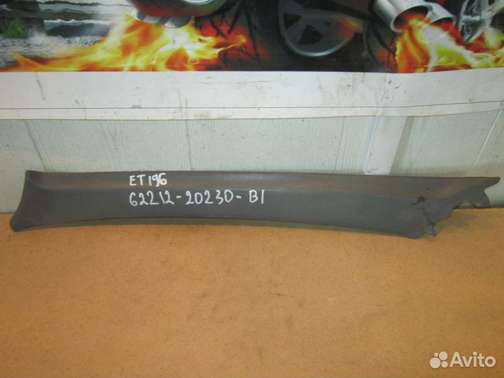 Накладка стойки toyota caldina ET196 Перед Лев 62212-20230-B1