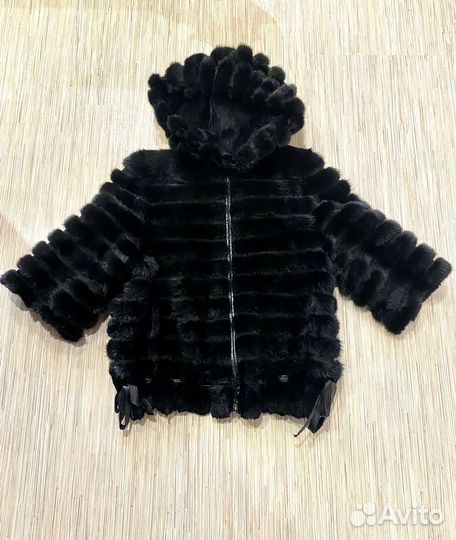 Шуба норковая с капюшоном 42 44