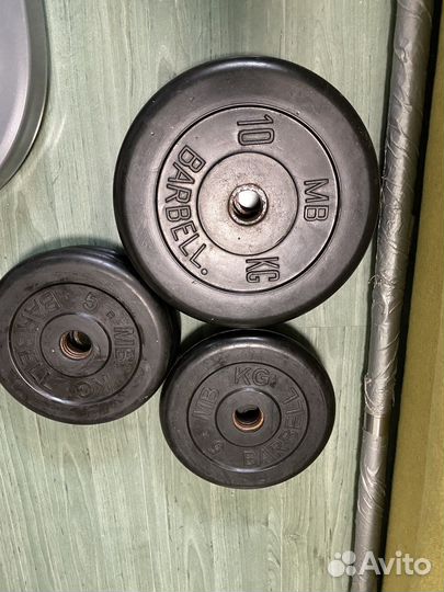 Гриф гантели