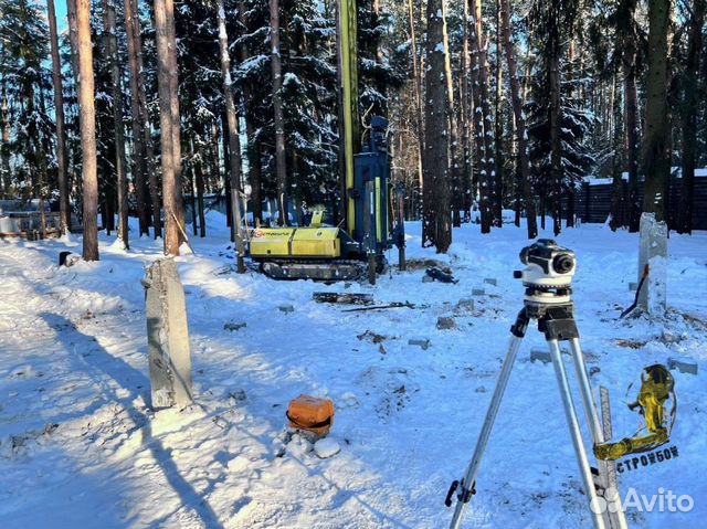 Фундамент на жб сваях