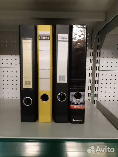 Папка регистратор с арочным механизмом б/у много