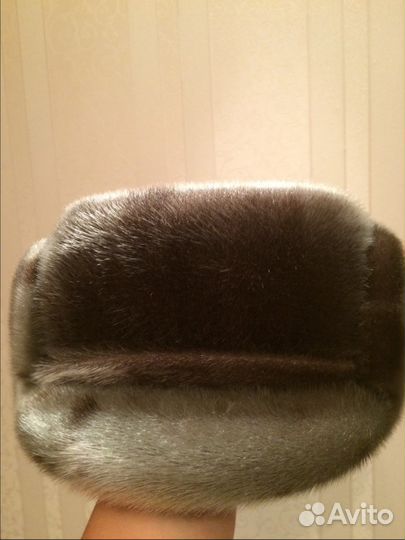 Мужская шапка из натурального меха