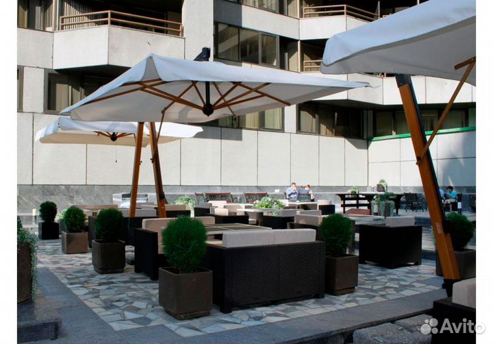 Зонт для дачи и сада усиленный