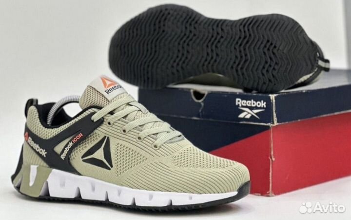 Кроссовки мужские летние 41-45 Reebok зеленый