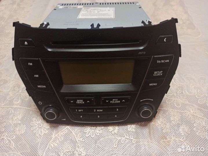 Штатное головное устройство hyundai santa fe