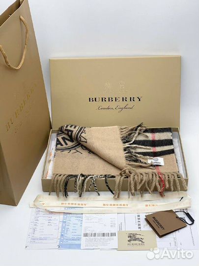 Шарф Burberry бежевый