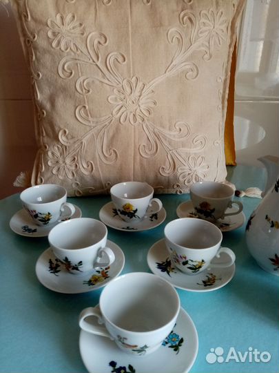 Кофейный сервиз Kahla ГДР. Винтаж