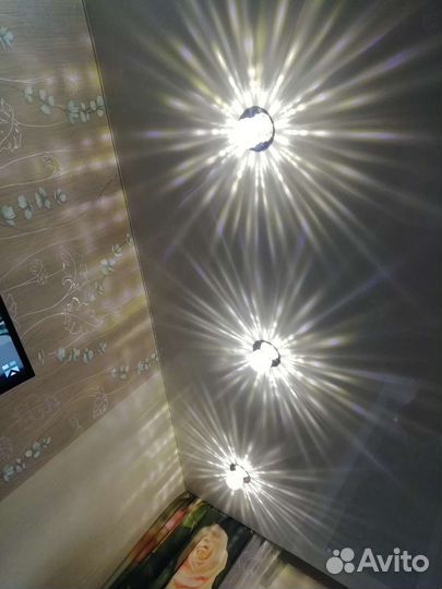 Точечные светильники для натяжного потолка