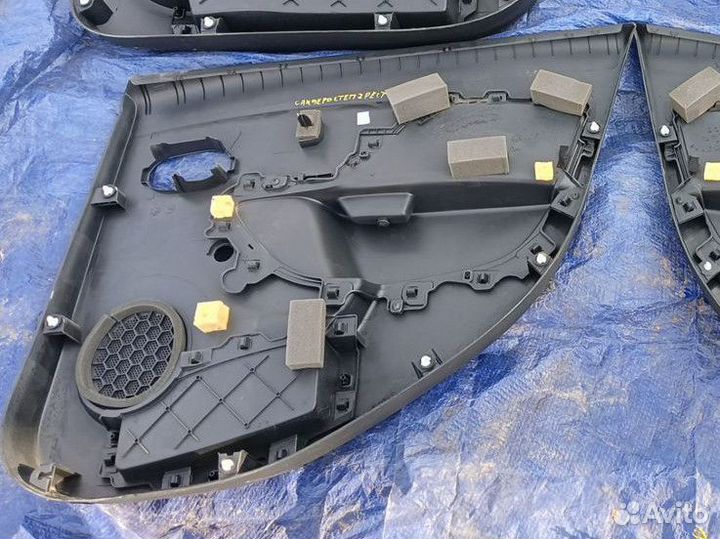 Обшивка двери задняя левая рено сандеро степ 2 рес