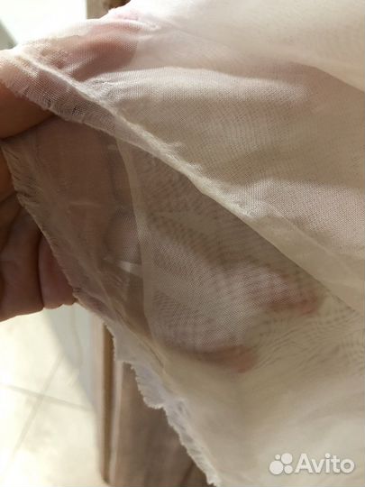 Ткань на тюль б/у