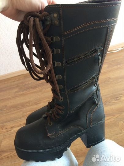 Сапоги зимние 36 размер новые натуралка