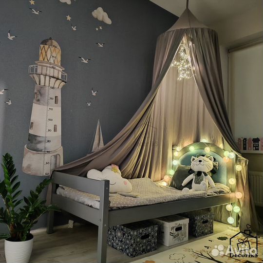 Балдахин на кровать домик