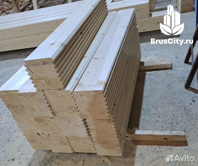 Клееный профилированный брус