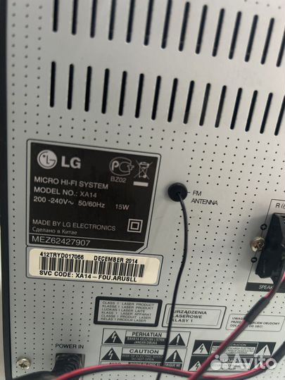 Музыкальный центр lg