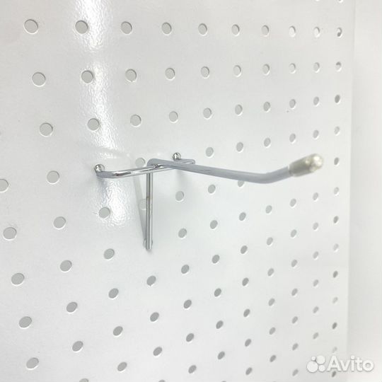 Крючок на перфорацию одинарный L100мм d4,0мм, ш