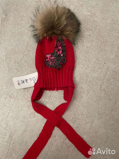 Шапка новая демисезон, шерсть с кашемиром