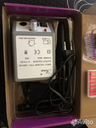 Лампа для маникюра+ машинка для маникюра