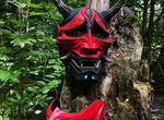 Японская самурайская маска (ручная работа)