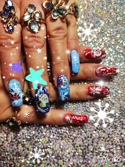 Наращ-е ногтей, гель лак педикюр аппар. Выез