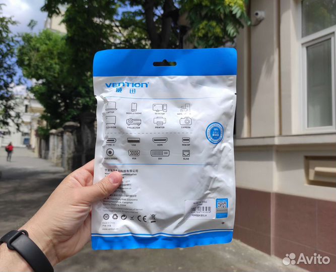 Кабель Vention 8K hdmi 2.1 1метр (aanbf) Black