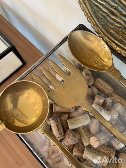 Панно/барельеф 25 см, комплект поварешек, кувшин