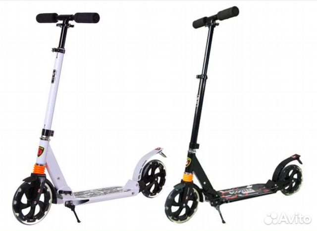 Самокат Scooter Urban 200S с двумя амортизаторами