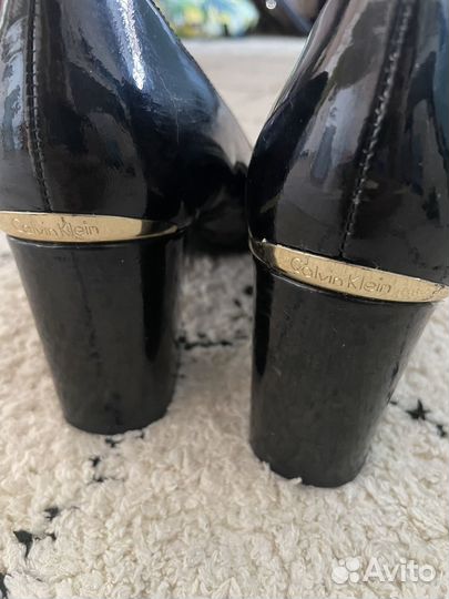 Туфли Calvin Klein лаковые оригинал 36р