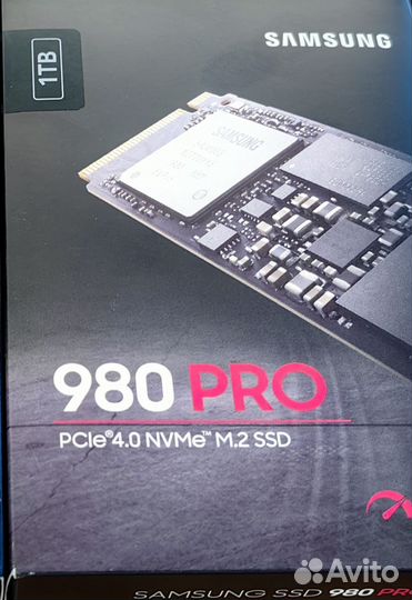 SSD накопитель Samsung 980 PRO MZ-V8P1T0B 1тб