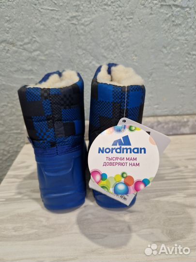 Сноубутсы Nordman демисезон для мальчика 20-21 р
