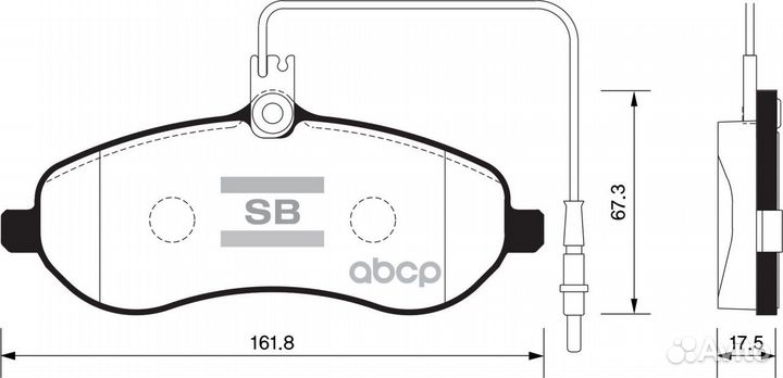 Колодки тормозные передние sangsin brake SP1415