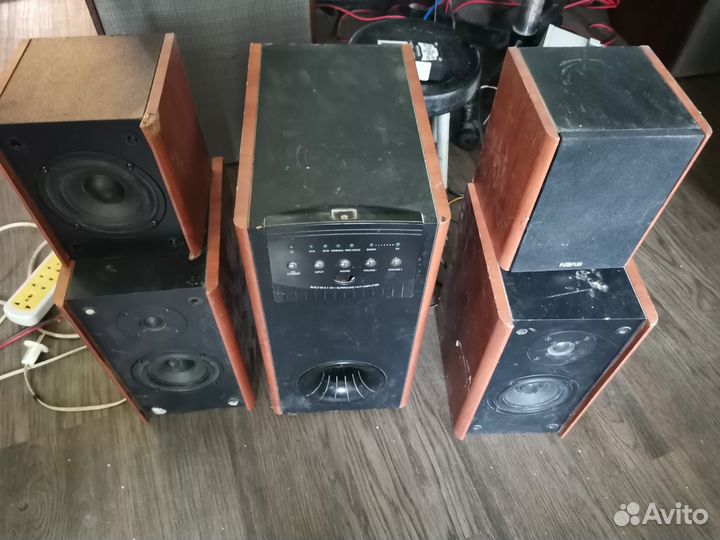 Муз.центр Sharp SG-450E, Hitachi, Сабвуфер ст-120