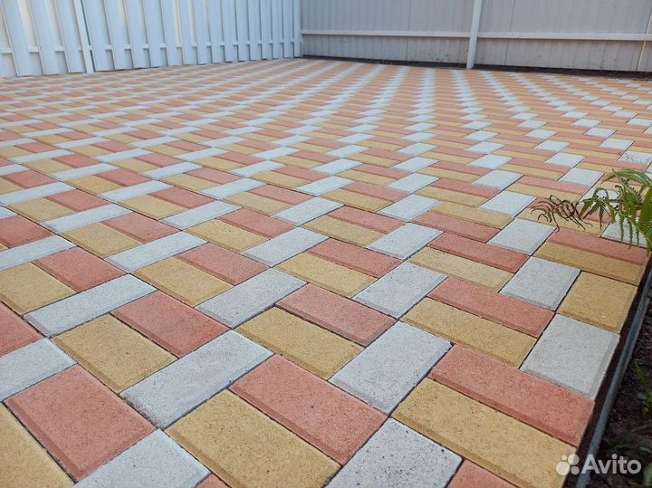 Тротуарная плитка вибропрессованная