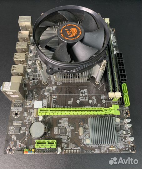 Комплект X79 LGA1356 16 потоков Xeon 2450/16gb