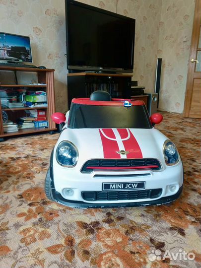 Детский электромобиль mini cooper