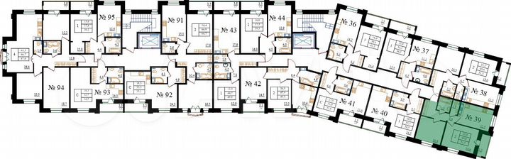 2-к. квартира, 51,5 м², 5/8 эт.