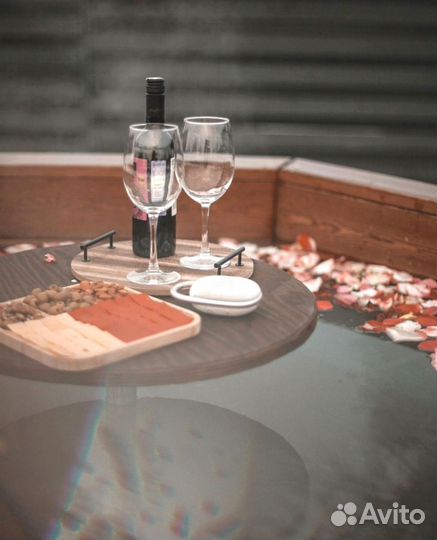 Банный чан на дровах. Купель