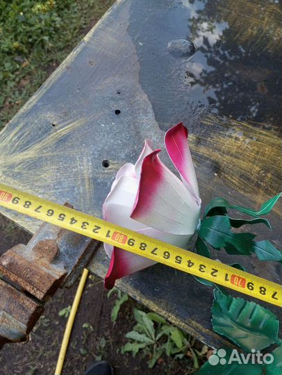 Роза кованная,большая, садовая(холодная ковка)