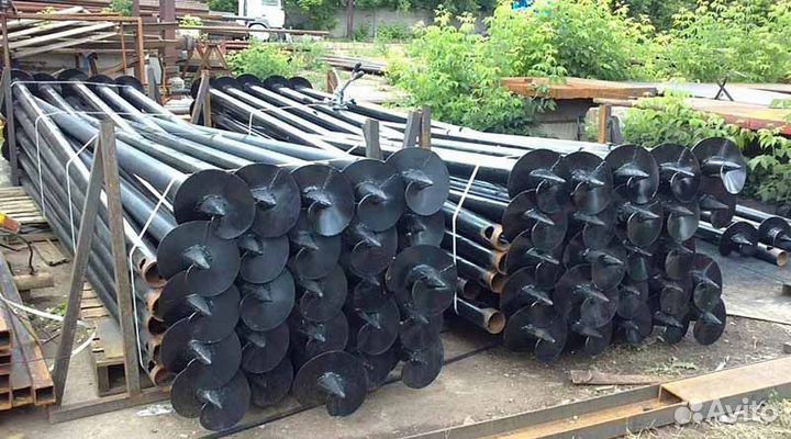 Винтовые сваи, фундамент