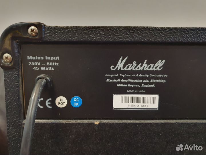 Комбоусилитель Marshall MG15CD для электрогитары